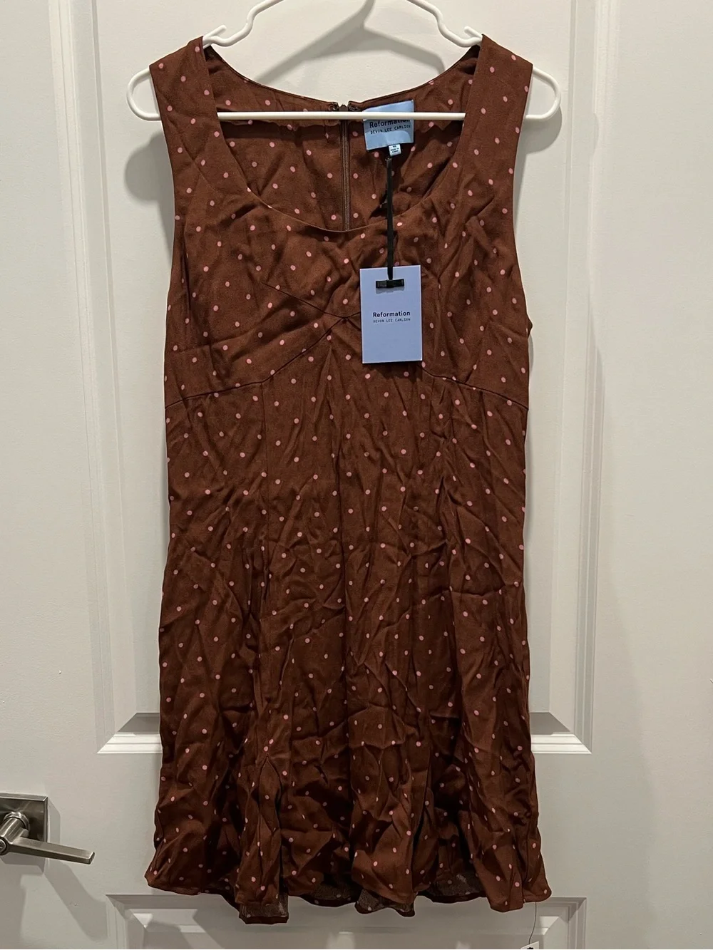 Reformation x Devon Lee Carlson Cher Mini Dress NWT - Picture 4 of 11